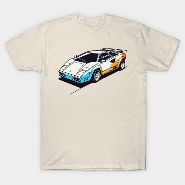 Lamborghini Countach T-Shirt by Vehicles-Art